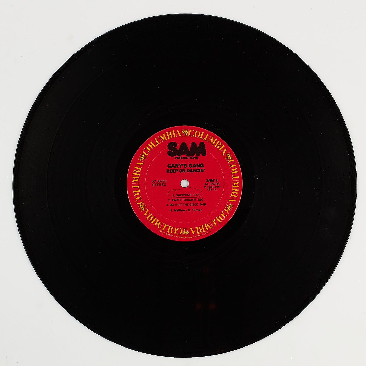 Gary's Gang - Keep on dancin' - 12' Columbia 1979 - LP Funk / Disco U.S.A.