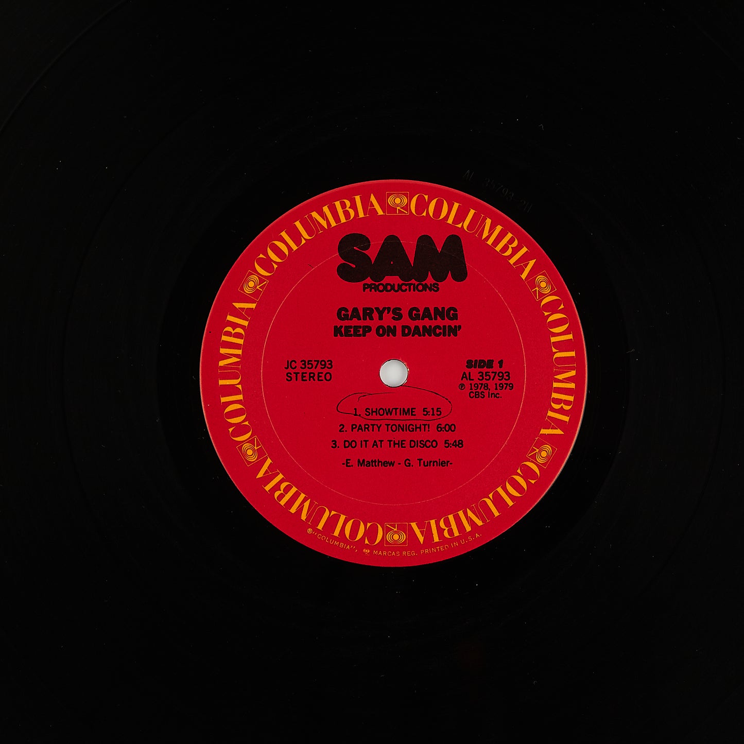 Gary's Gang - Keep on dancin' - 12' Columbia 1979 - LP Funk / Disco U.S.A.