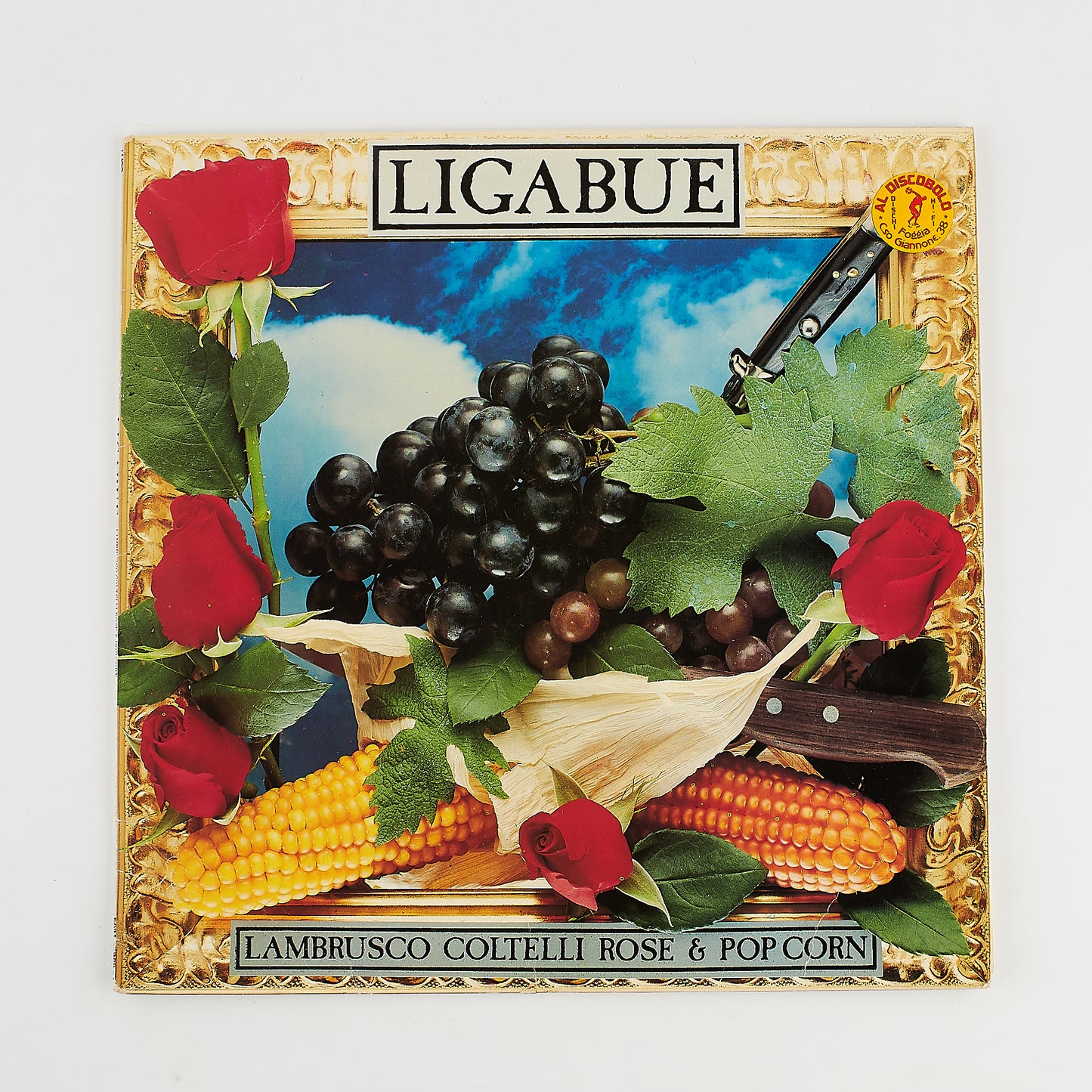 Ligabue - Lambrusco coltelli rose & pop corn - LP + Libretto - Originale 1991