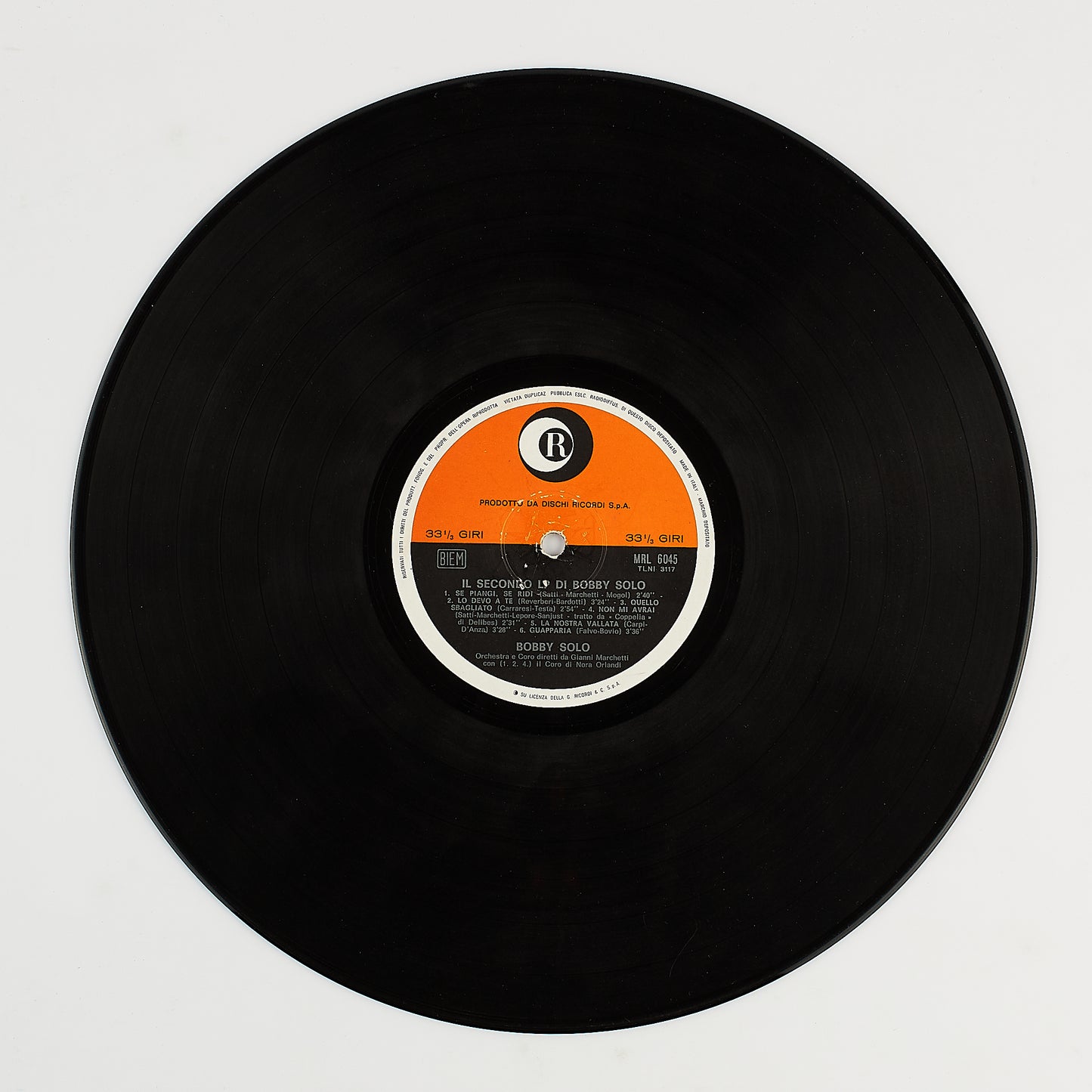 Bobby Solo - Il secondo lp di Bobby Solo - 12' Ricordi 1965