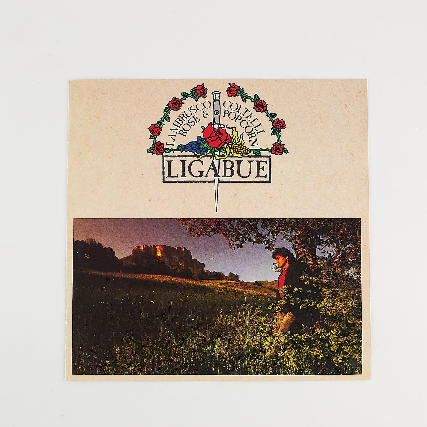 Ligabue - Lambrusco coltelli rose & pop corn - LP + Libretto - Originale 1991