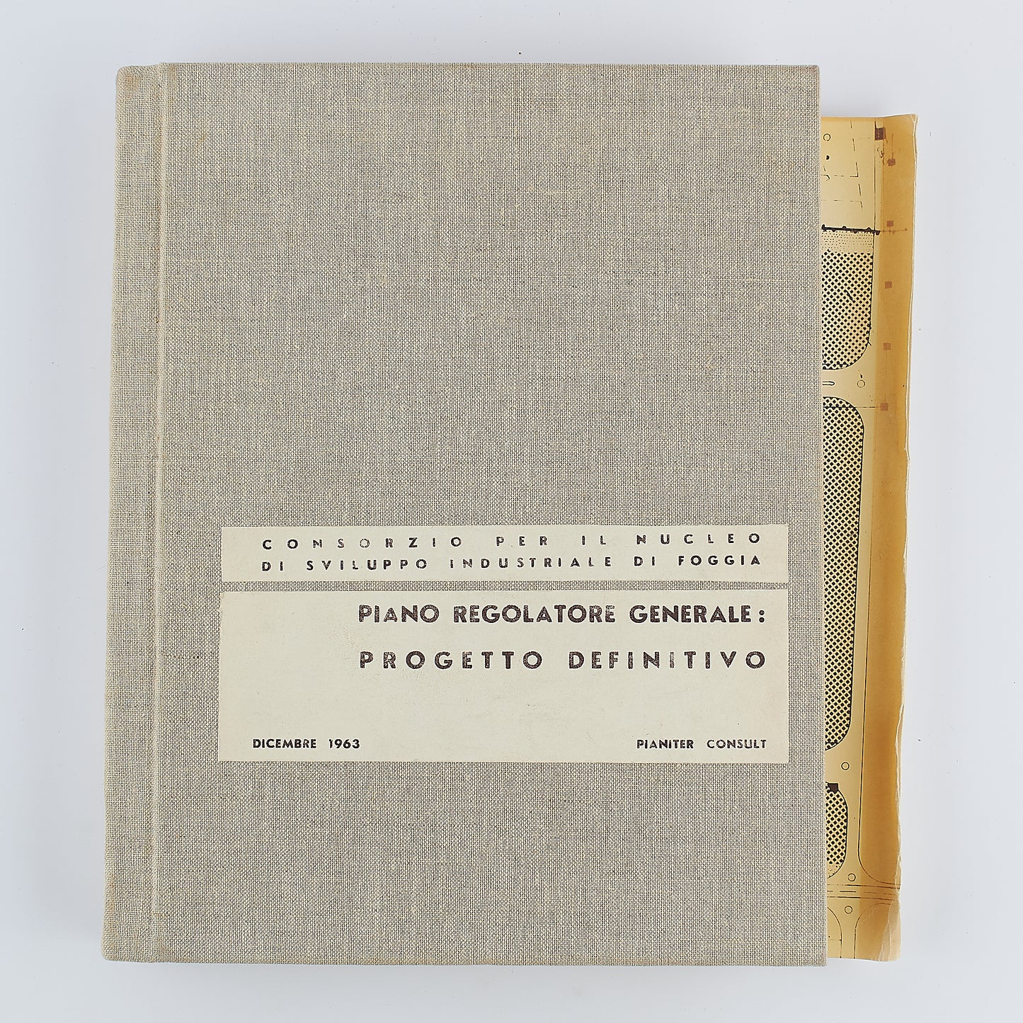 Piano regolatore generale - Comune di Foggia - Progetto Definitivo - dicembre 1963
