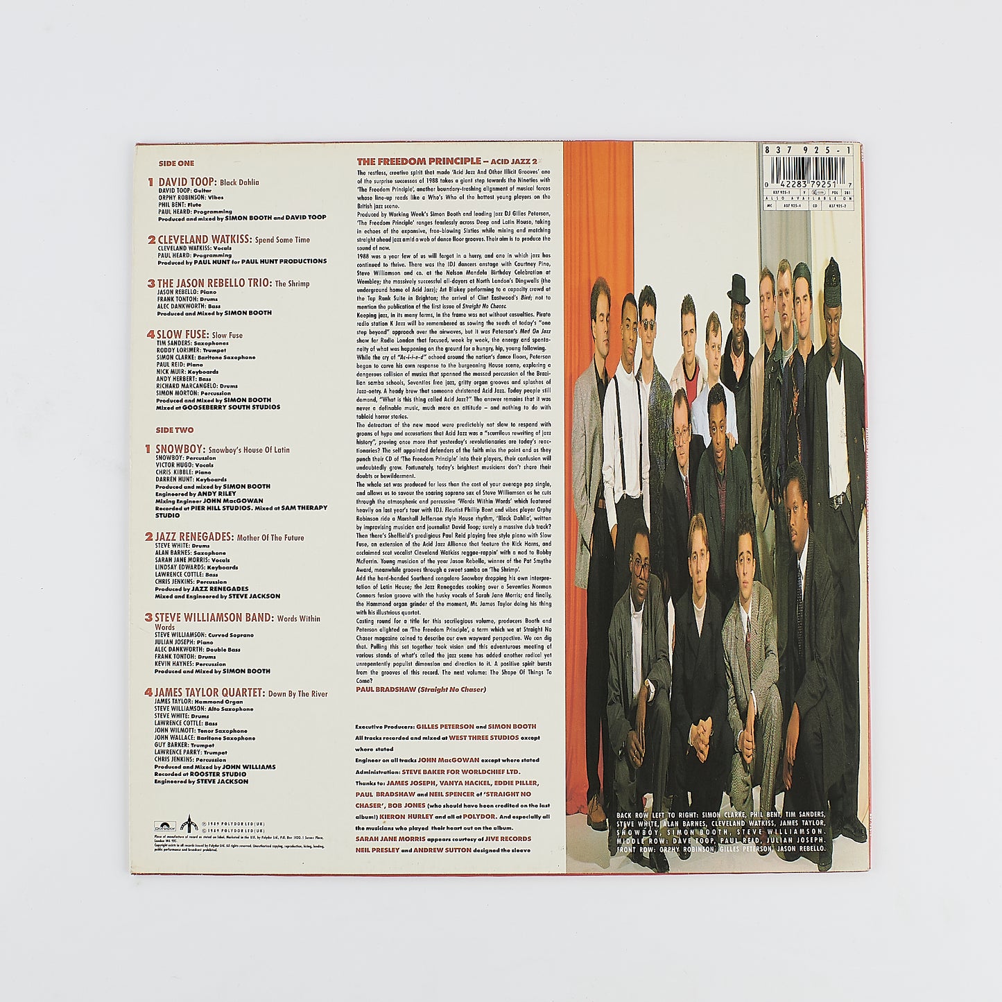 Freedom Principle - Acid jazz & other illicit grooves vol. 2 - 33 giri - Polydor - 12' 1989