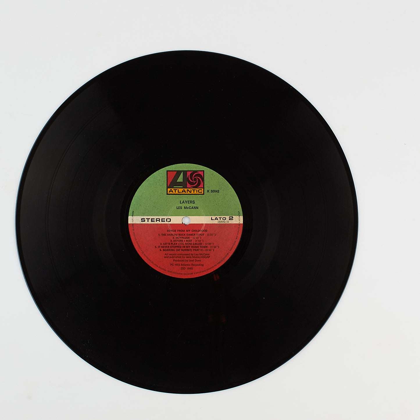 Les McCann - Layers - 33 giri - Atlantic - 12' Jazz 1973