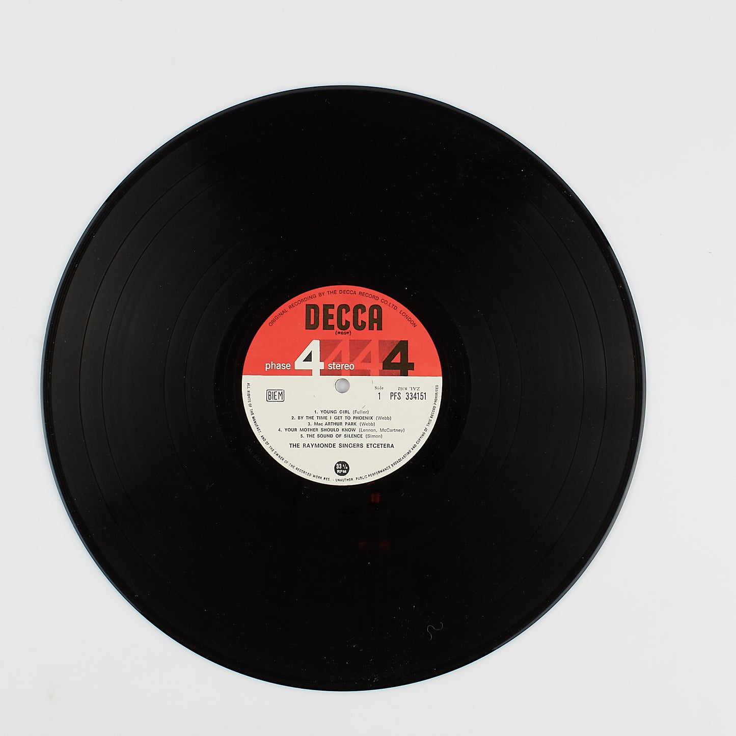 The Raymonde singers etcetera - Feelin' - 33 giri - Decca 1968 UK