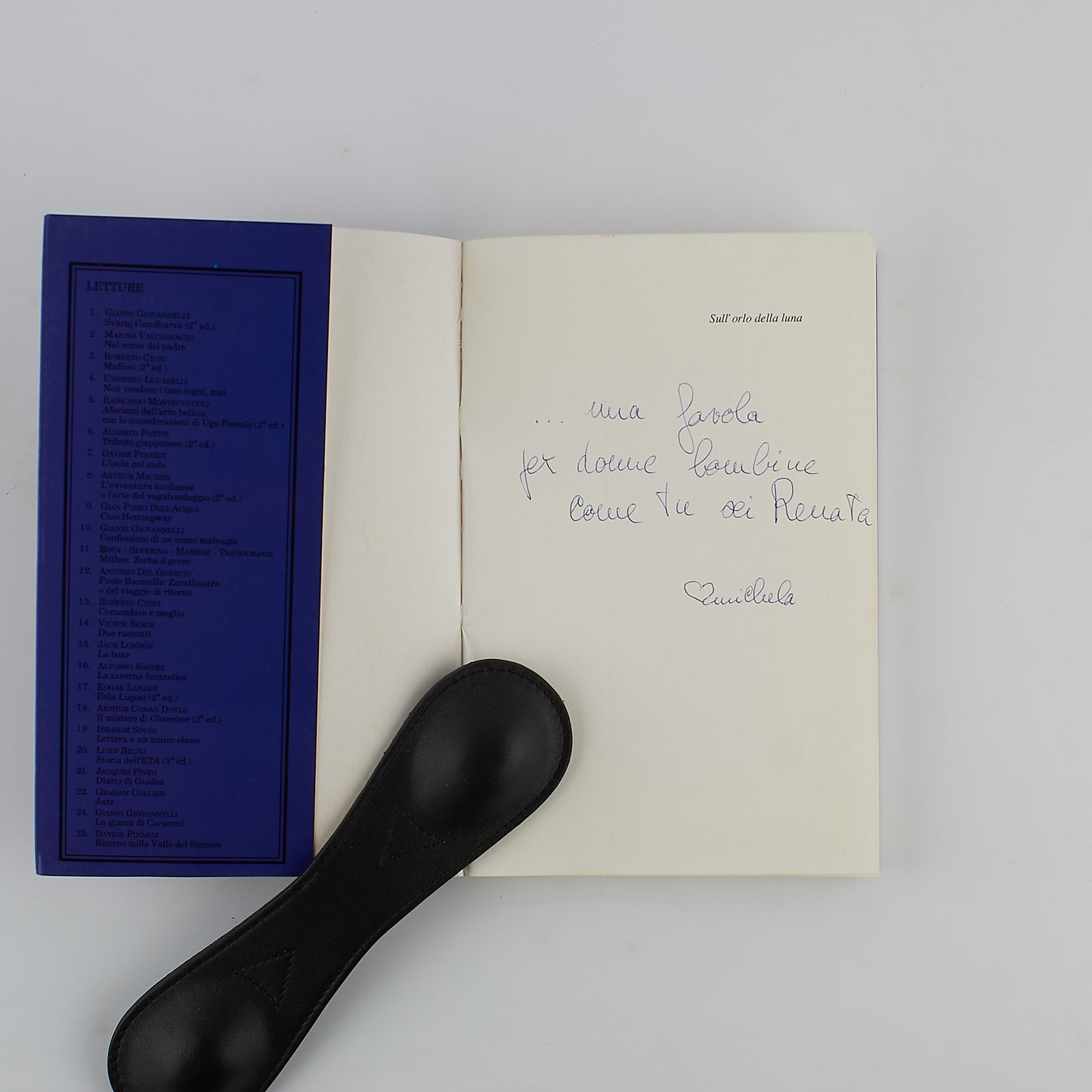 Michela Dazzi - Sull'orlo della luna - Tranchida Editori - 1992 - AUTOGRAFATO
