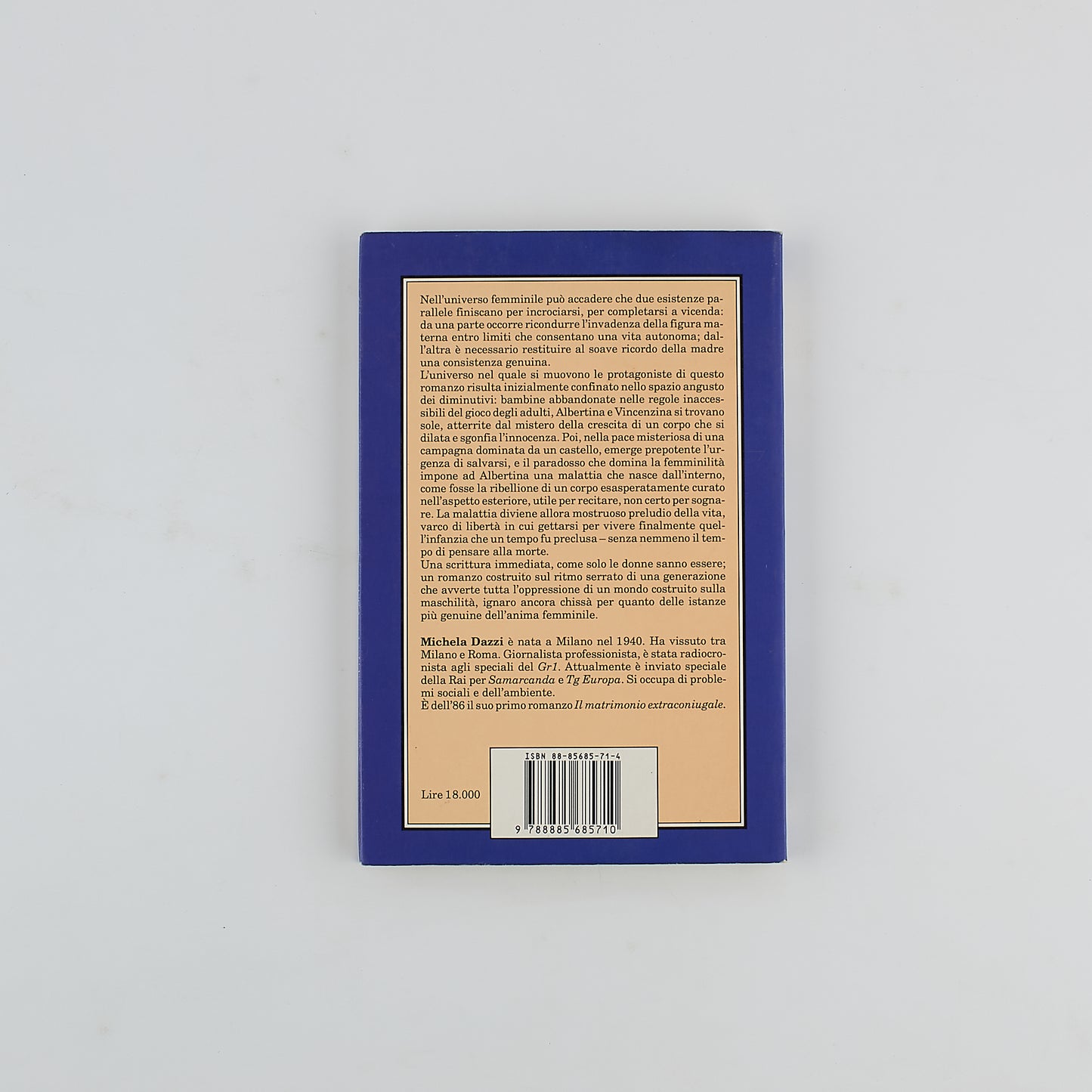 Michela Dazzi - Sull'orlo della luna - Tranchida Editori - 1992 - AUTOGRAFATO