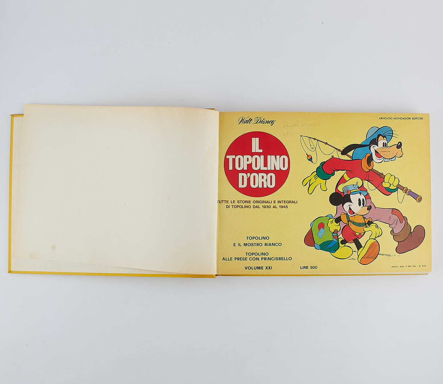 Walt Disney - Il Topolino d'oro - 1970 - 1974 - Mondadori 29 numeri in 7 volumi rilegati