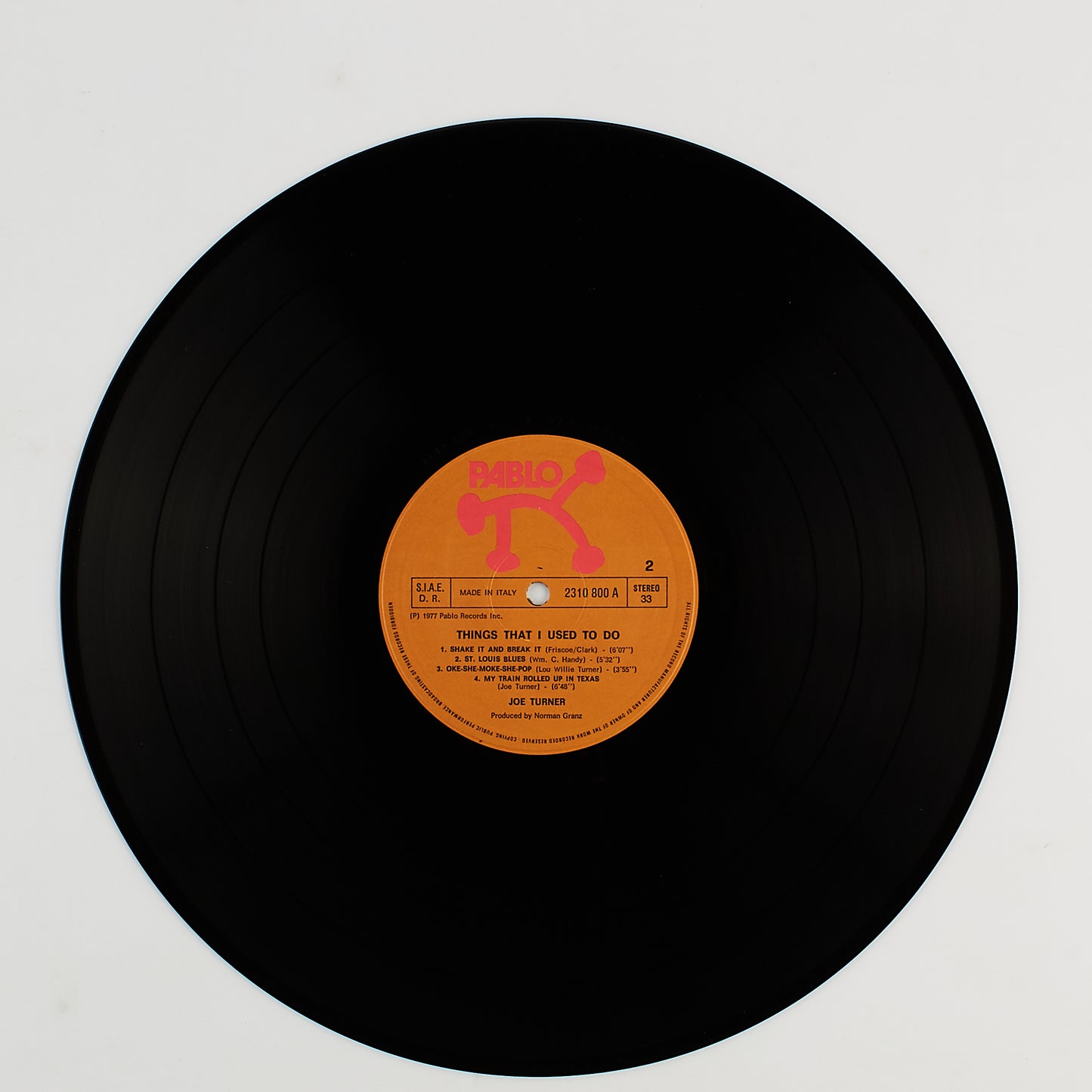 Joe Turner - Things that i used to do - 12' LP - Blues - PABLO 1977
