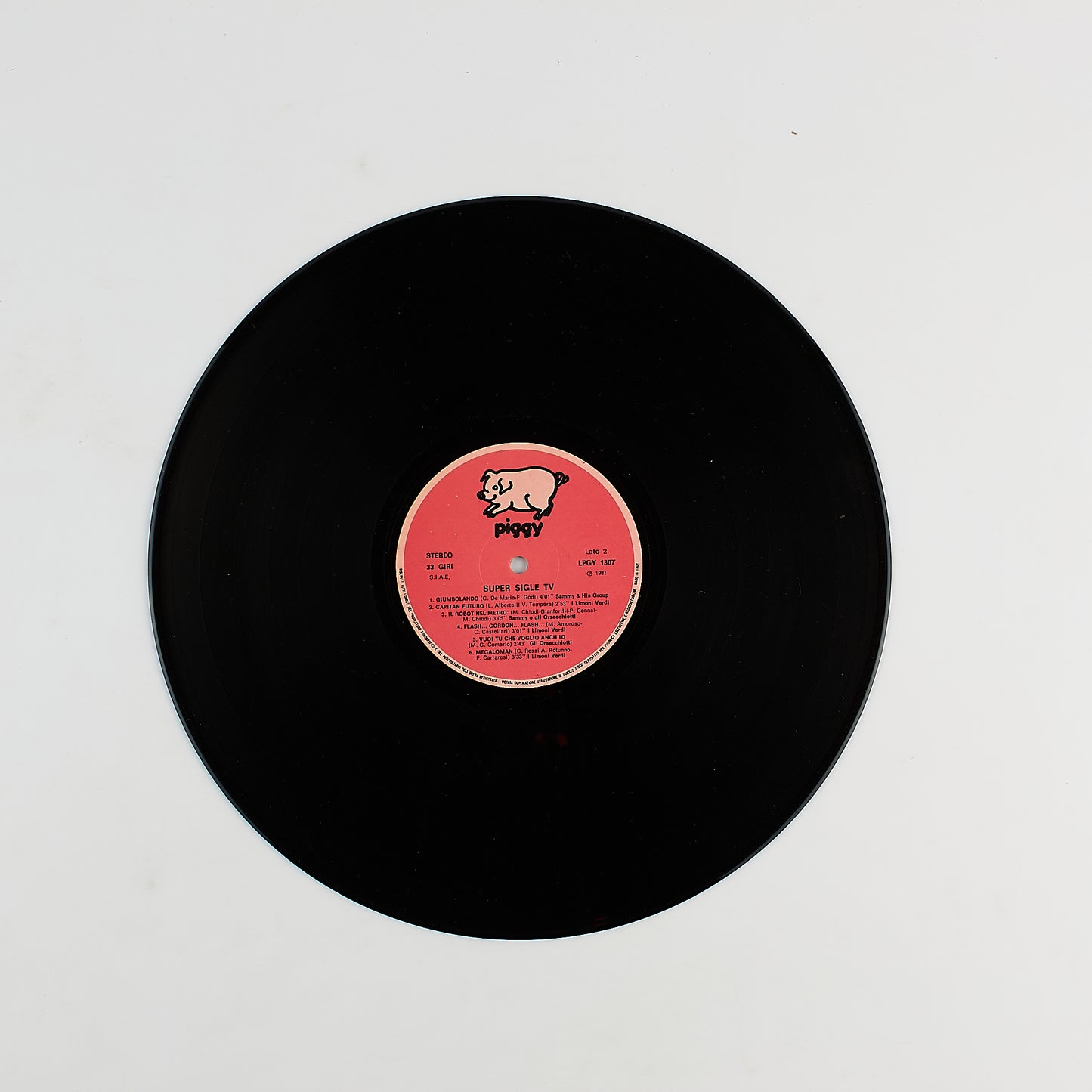 Super Sigle TV - AA.VV. - sigle cartoni animati - 12' LP - Piggy 1981