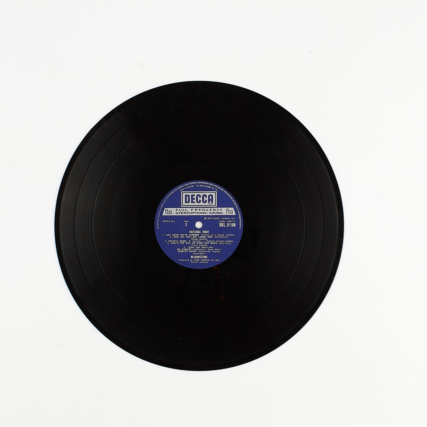 Bloodstone - Natural High - 12' LP - Black music - Deca 1972 - Made in U.K.