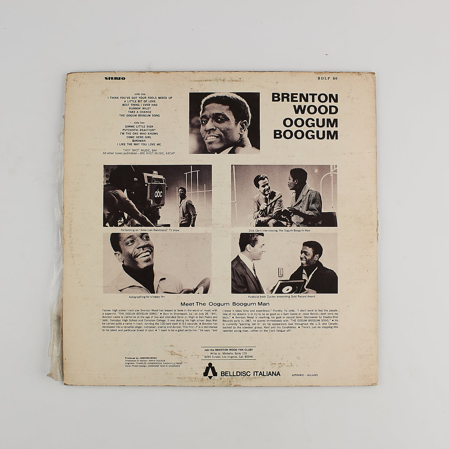 Brenton Wood - Oogum Boogum - 12' LP - Belldisc 1967 - R&B Soul