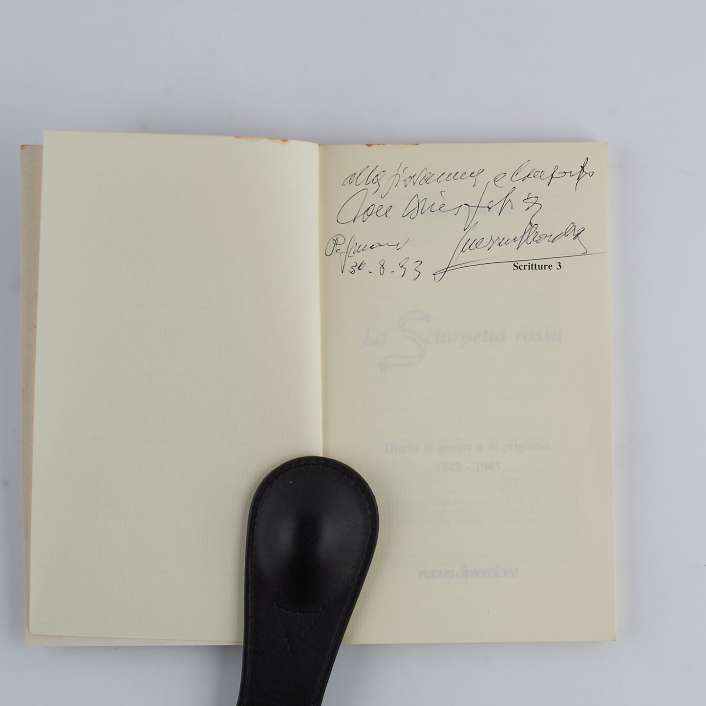 Guerrino Moretto - La Sciarpetta rossa - 1^ Ed 1991 - AUTOGRAFATO