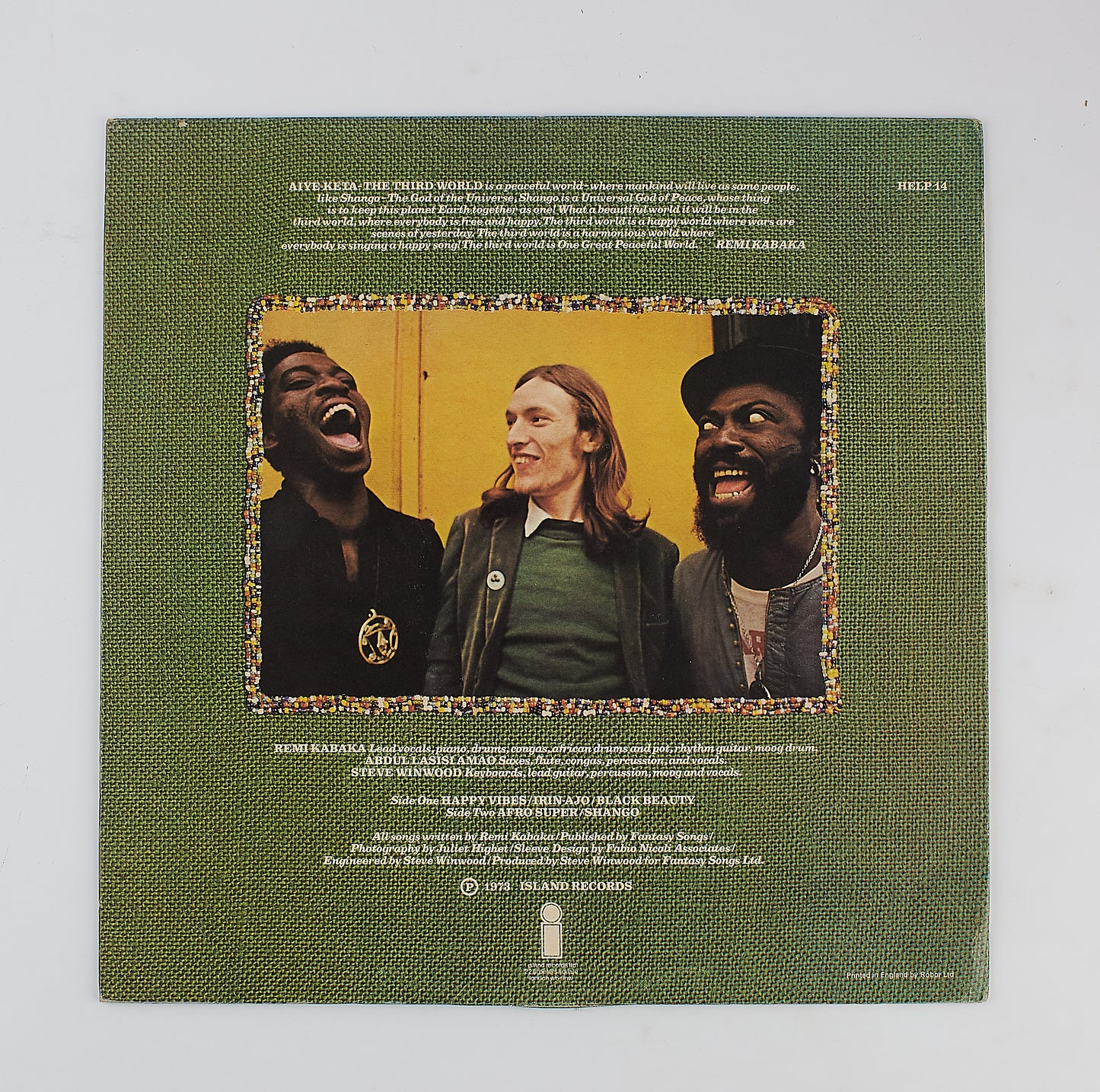 The Third world - Aiye Keta - Island records 1973 - Vinile 12' Jazz / Funk / Soul