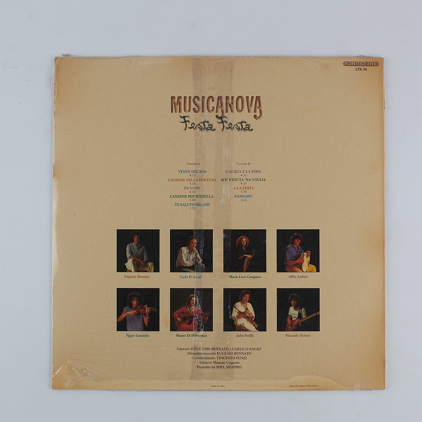 Musicanova - Festa Festa - 1981 - 33 Giri - Foint Cetra - SEALED - SIGILLATO - POP