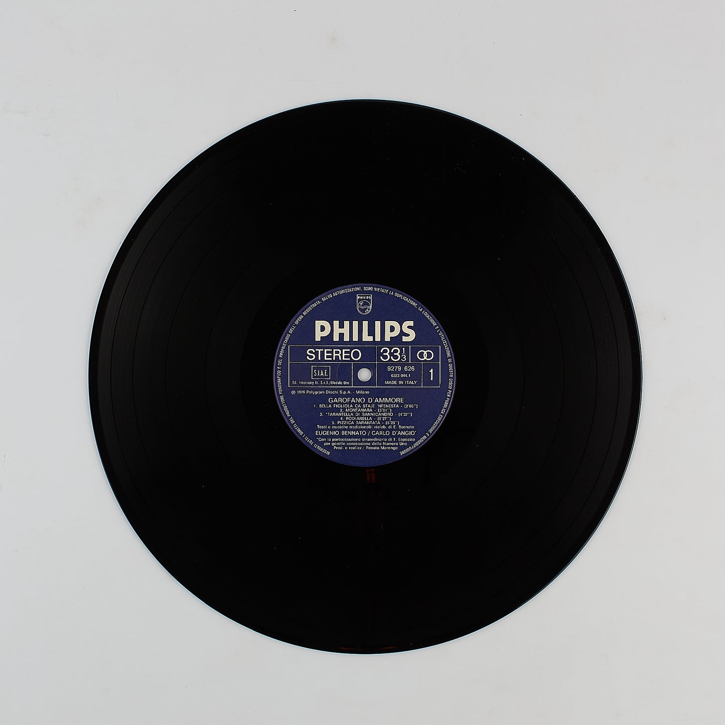 AA.VV. - Garofano d'ammore - 1976 - 33 Giri - POP