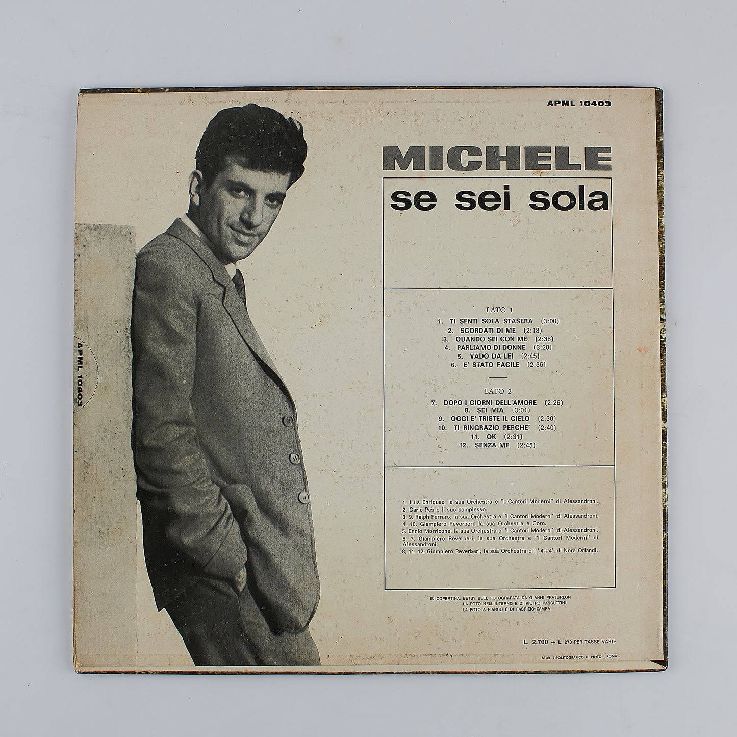 Michele - Se sei sola - RCA 1966 - Vinile 12' - 33 Giri - MUSICA ITALIANA