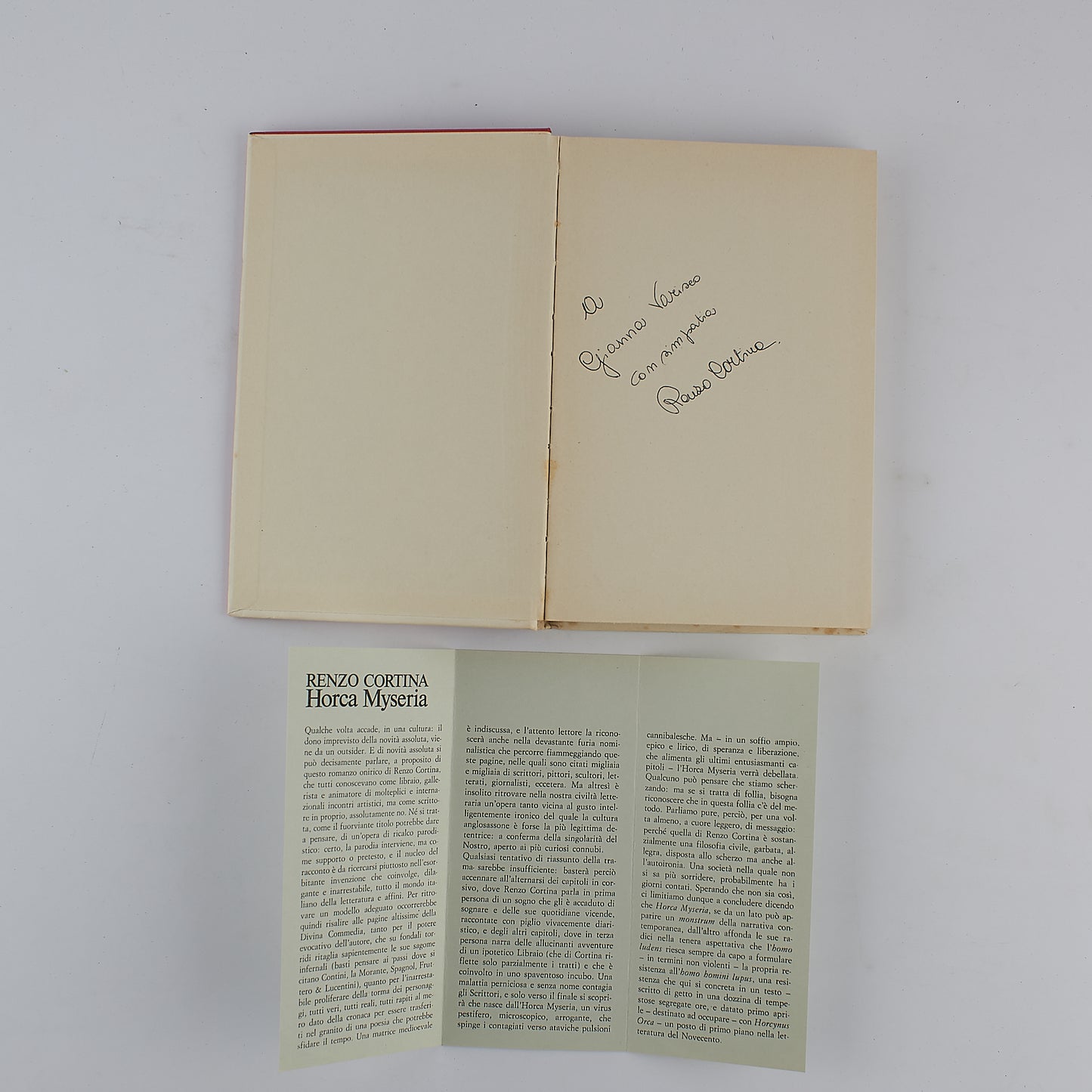Renzo Cortina - Horca Myseria - 1^ Ed 1975 - Cavour
