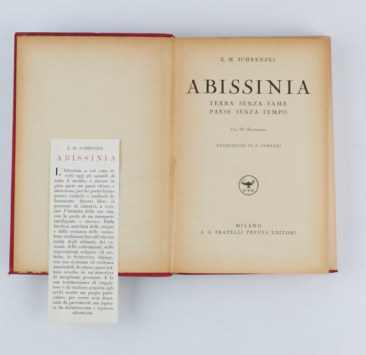 E.H. Schrenzel - Abissinia - 1935 - Treves