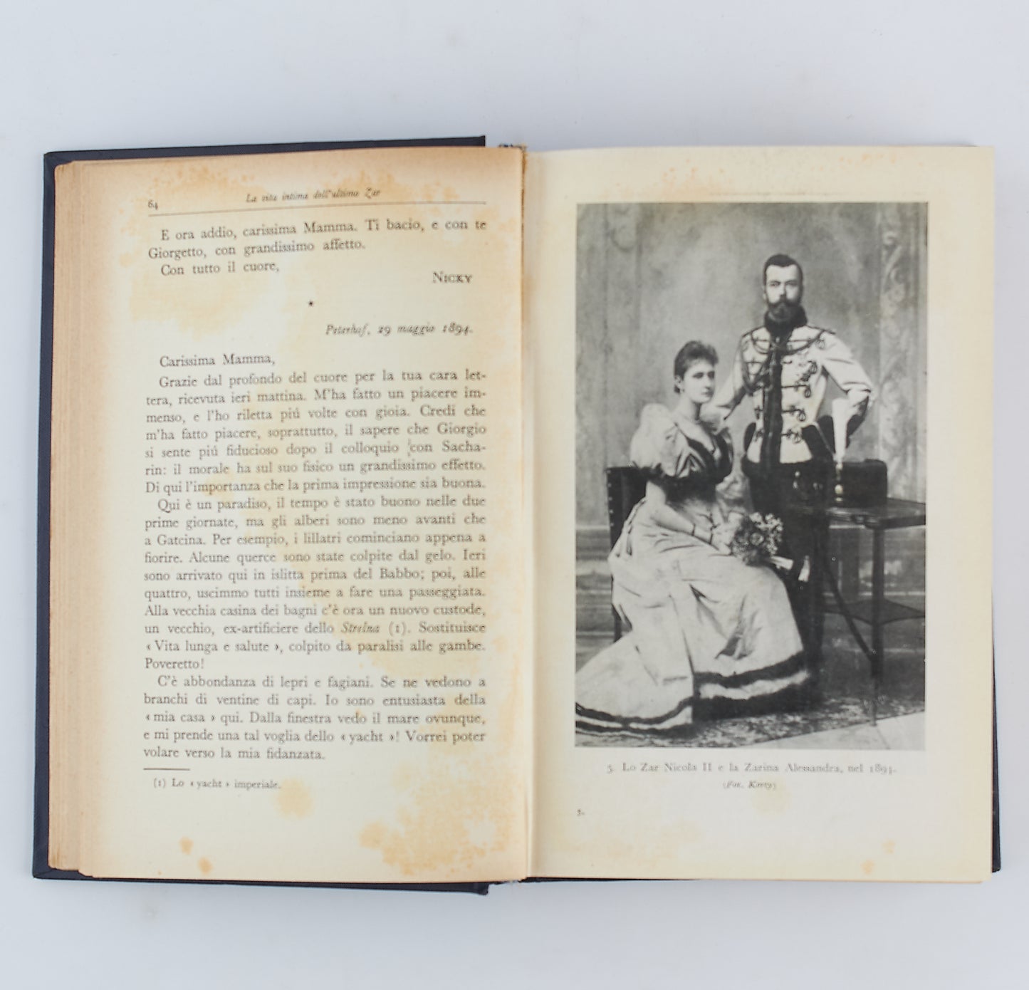 Edward T. Bing - La vita intima dell'ultimo Zar - 1^ Ed 1938 - Mondadori