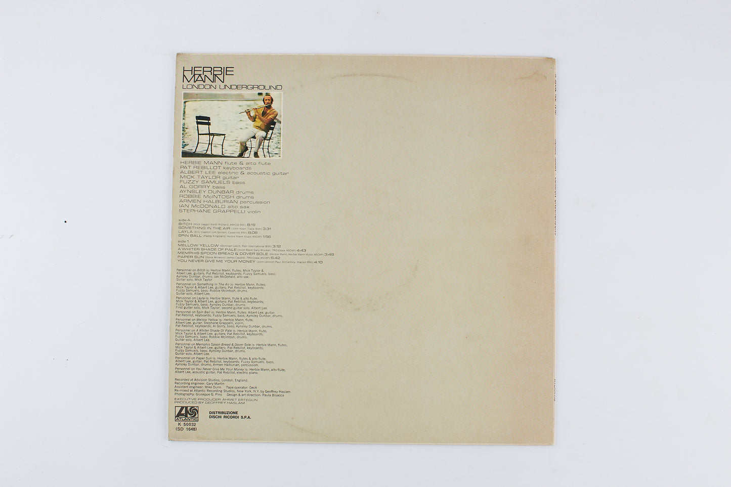 Herbie Mann - London Underground - 1974 - 33 Giri - 12" - JAZZ - POP