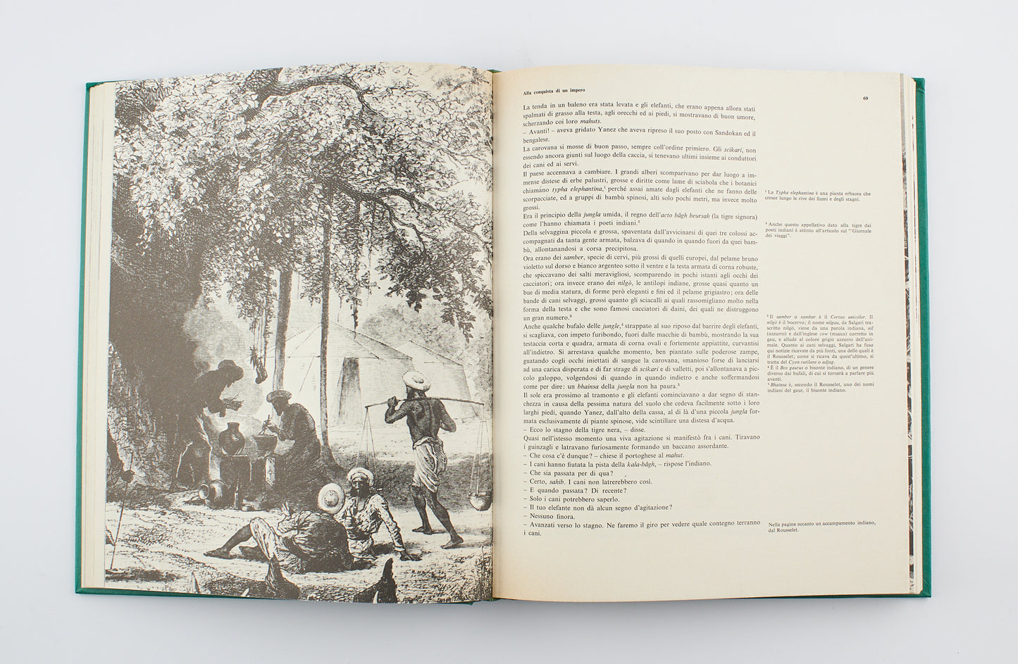 Emilio Salgari - Il secondo ciclo della jungla (ed. annotata) - Prima Ed. Arnoldo Mondadori Editore 1971