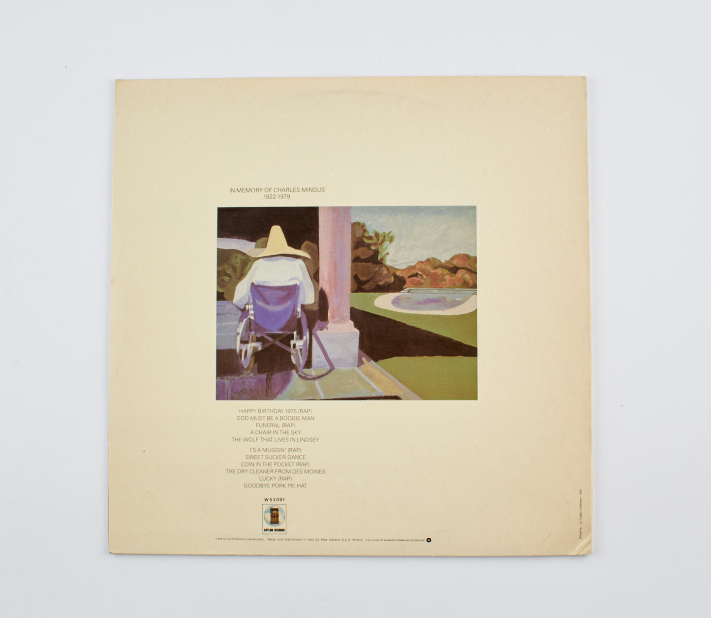 Joni Mitchell - Mingus - 33 giri - Asylum Records - 1979 - cantautori internazionali