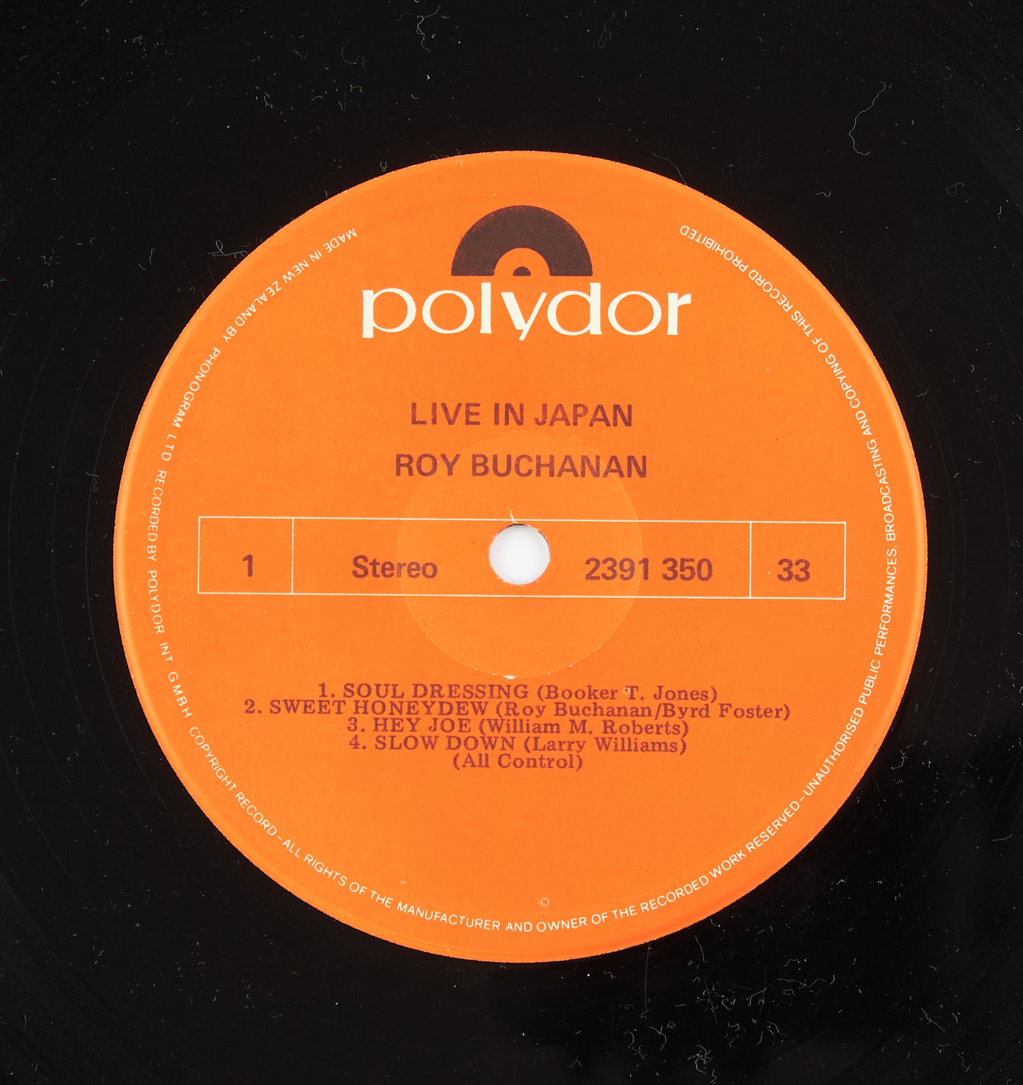 Roy Buchanan - Live in Japan - Polydor - Blues - 33 giri