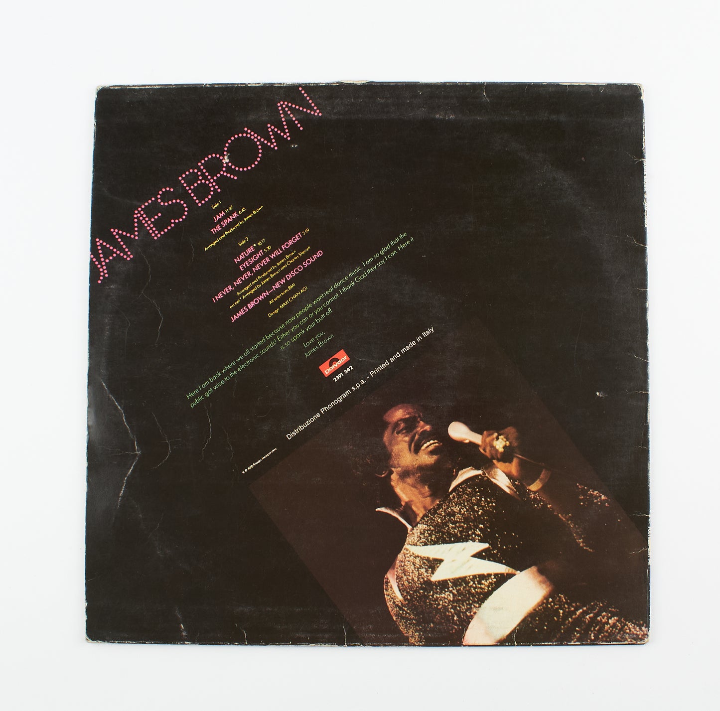 James Brown - Jam 1980's - Polydor - 1978 - 33 giri - cantautori internazionali