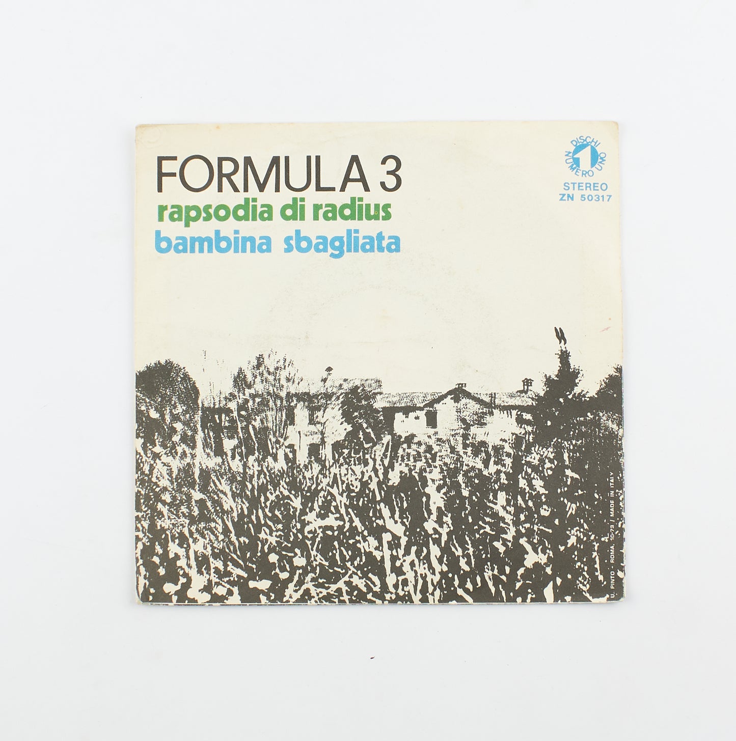 Formula 3 - Rapsodia di Radius / Bambina sbagliata - Numero uno - 1973 - 45 giri - pop prog
