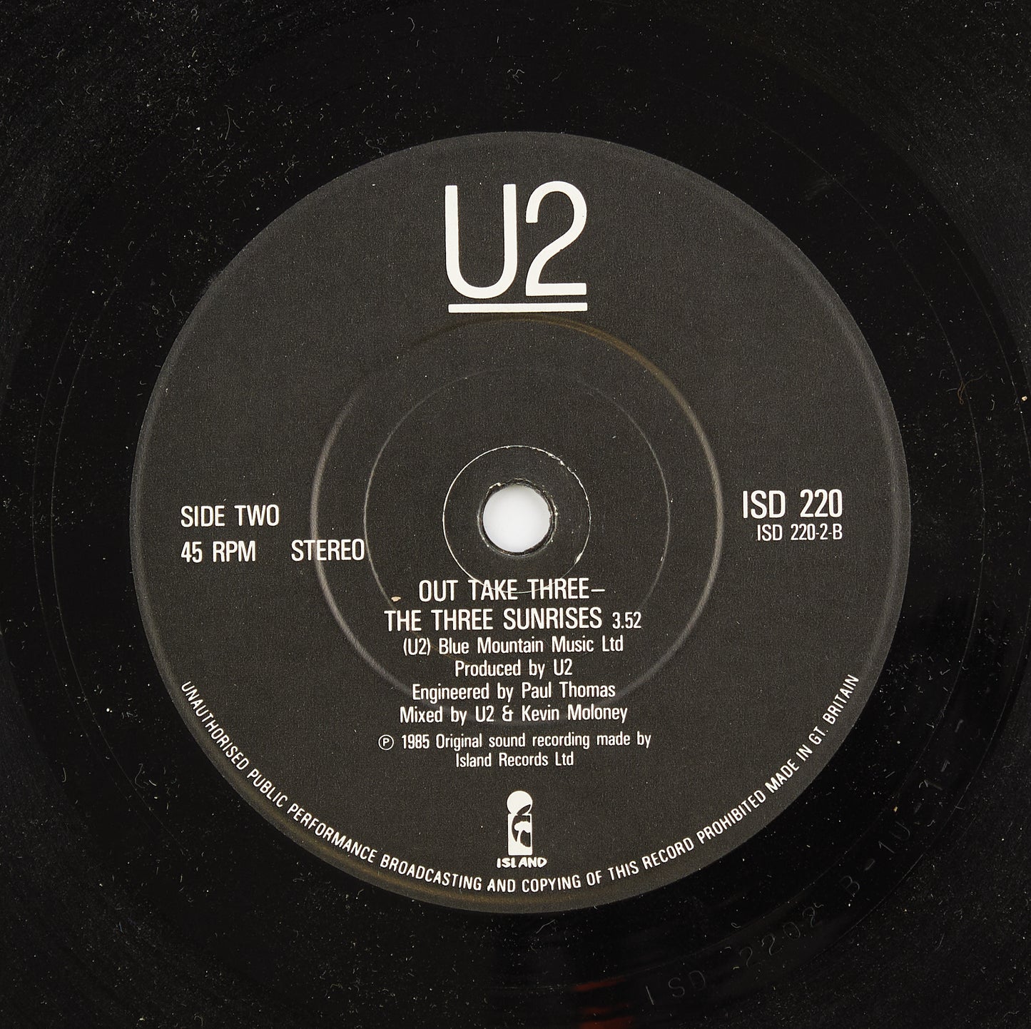 U2 - The unforgettable fire / A sort of homecoming - Island - 1984 - 45 giri (doppio) - rock