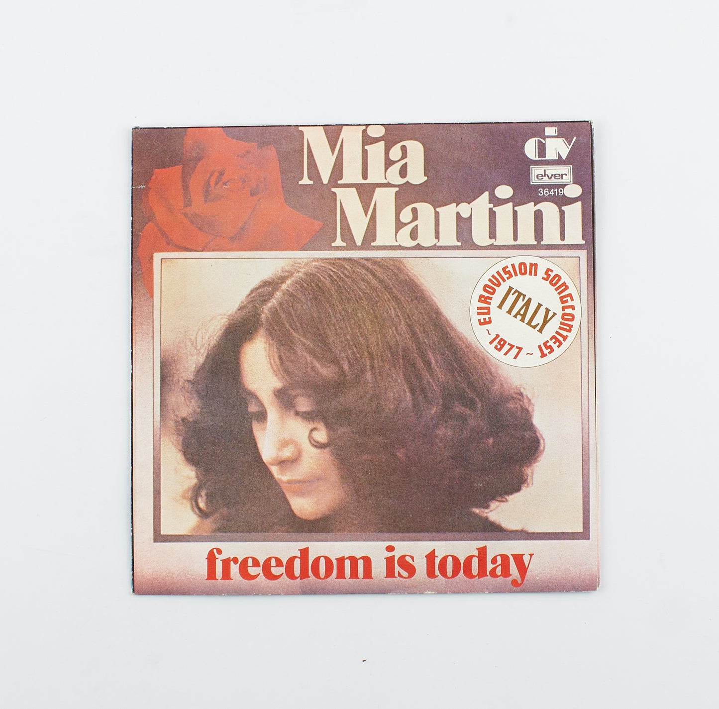 Mia Martini - Libera / Freedom is today - Elver - 1977 - 45 giri - cantanti italiani