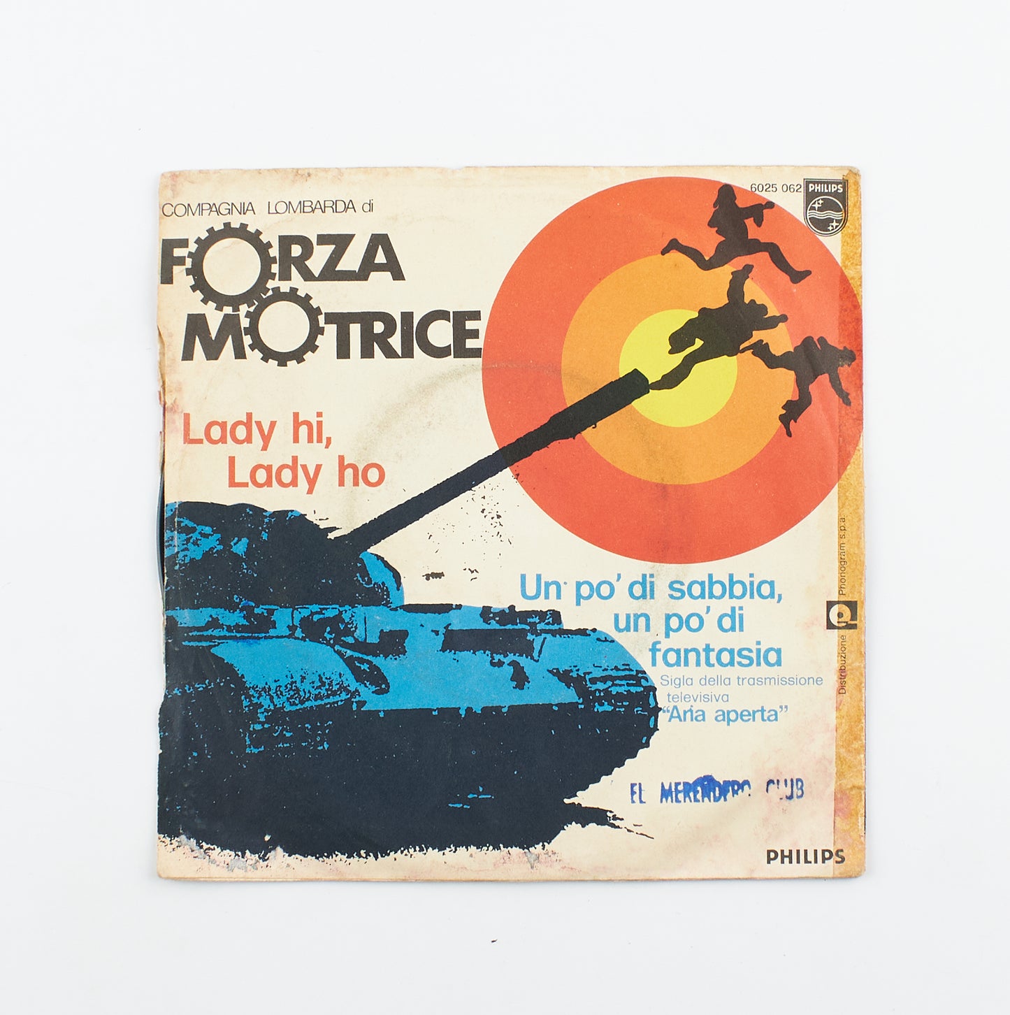 Forza Motrice - Lady hi, Lady ho / Un po' di sabbia, un po' di fantasia - Philips - 1972 - 45 giri - pop prog sigle