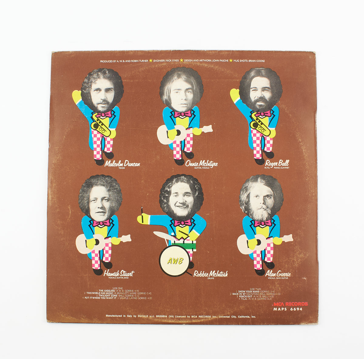 The Average White Band - Show your hand - MCA Records - 1973 - 33 giri - pop, soul, funk