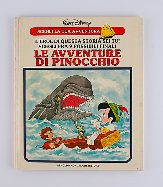 Le avventure di Pinocchio - Walt Disney - Jim Razzi - libro game 1987