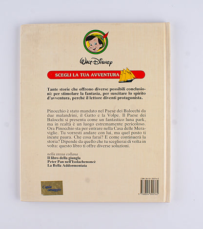 Le avventure di Pinocchio - Walt Disney - Jim Razzi - libro game 1987