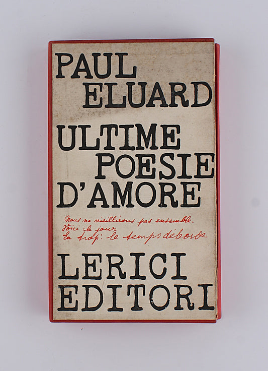 Paul Eluard - Ultime poesie d'amore - 1965