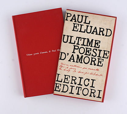 Paul Eluard - Ultime poesie d'amore - 1965