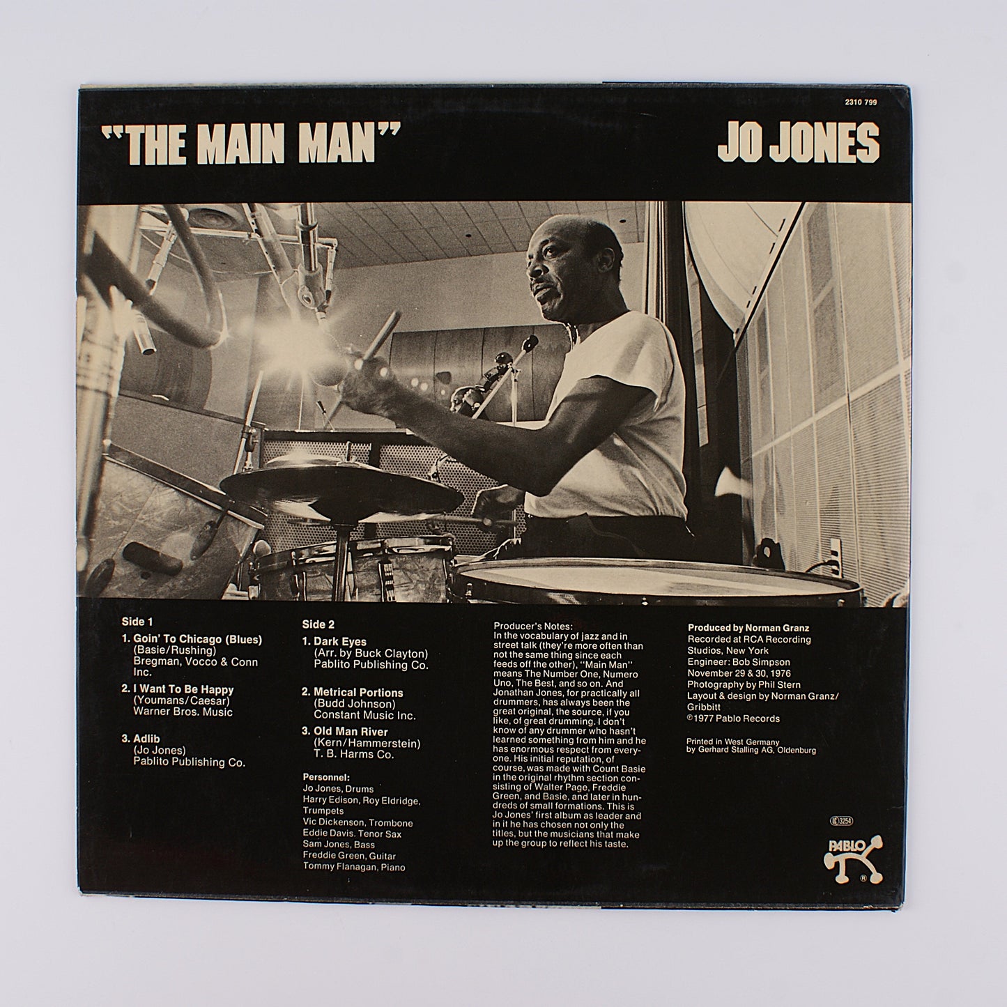Jones Jo - The main man - 12' Pablo 1977 - Jazz