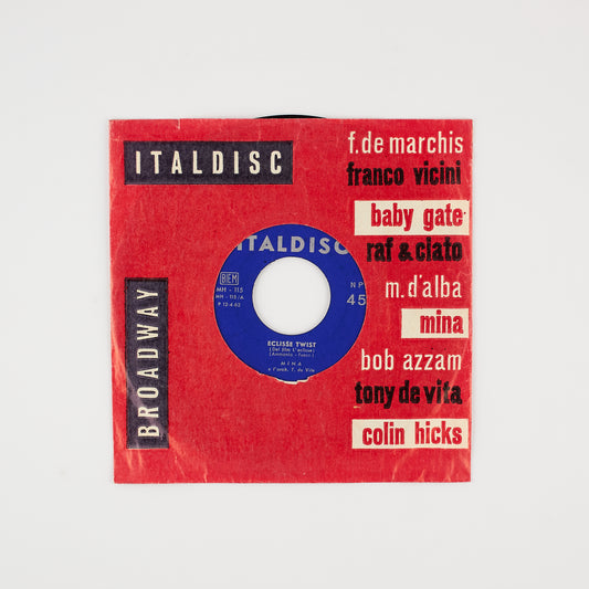 Mina - Eclisse Twist - Italdisc MH115 - 1962