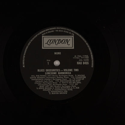Lonesome Harmonica - Blues obscurities vol. 2 - 1970 - armonica blues