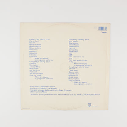 Give peace a chance - AA.VV. - 12' Virgin 1981 - John Lennon