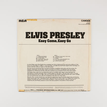 Elvis Presley - Easy come, easy go - RCA CAMDEN 1975 - 12'