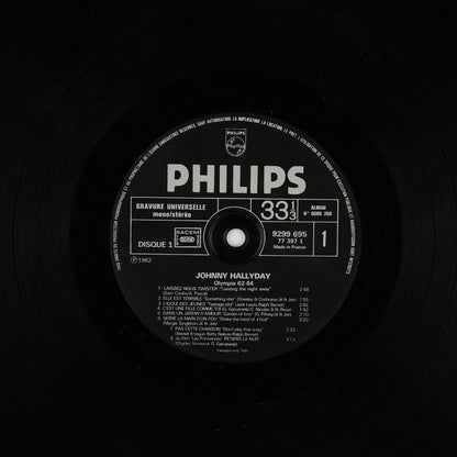 Johnny Hallyday - Olympia 62 - Philips 1964 - 2 LP Gatefold