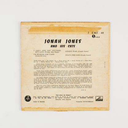 Jonah Jones and his cats - Extended play - Jazz - Made in France