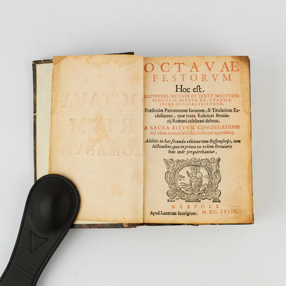 Octavarium Romanum - Lazzaro Scoriggio - Napoli 1628