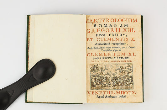 Martyrologium Romanum Gregorii XIII - Tip. Andrea Poletti 1709