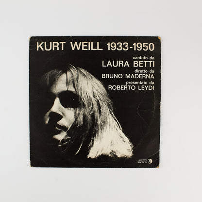 Laura Betti - Kurt Weill 1933 - 1950 - 12' Ricordi 1964