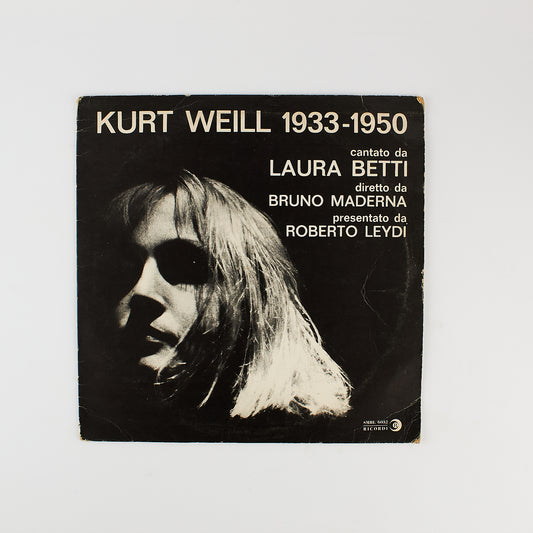 Laura Betti - Kurt Weill 1933 - 1950 - 12' Ricordi 1964