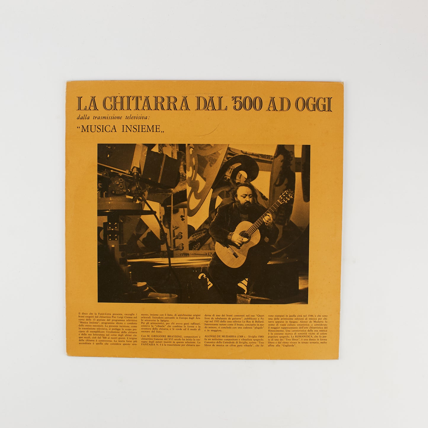 La chitarra dal 500 ad oggi - 12' Cetra 1979 - Trasmissione TV MUSICA INSIEME